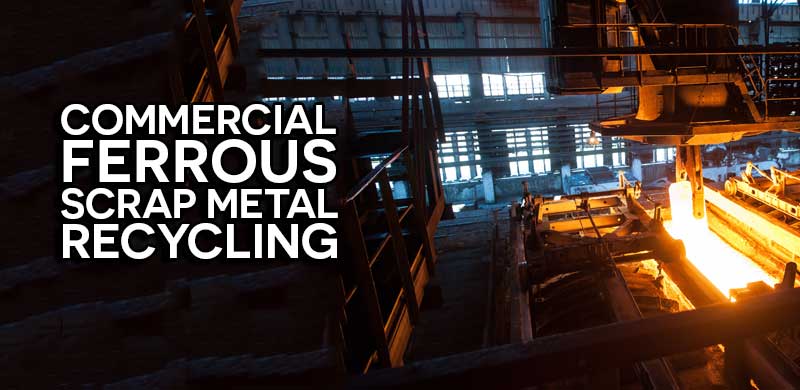 Commercial Ferrous Scrap Metal Large Jobs